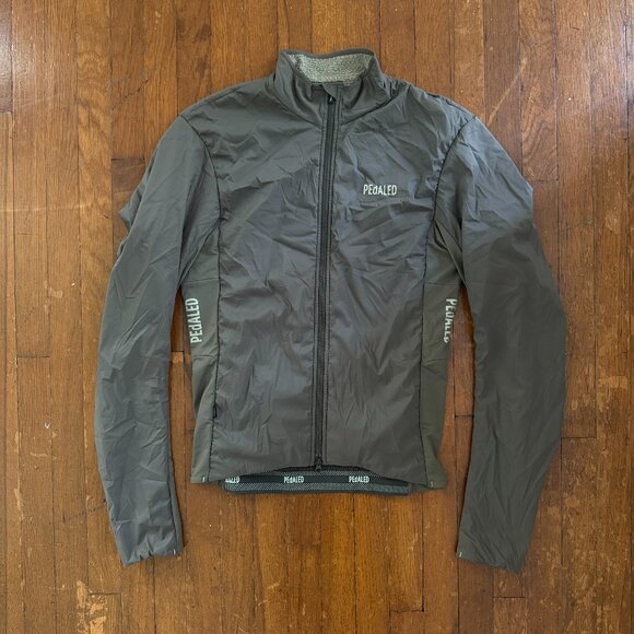 PEDALED Khaki Packable Jacket (M) - Picture 1 of 7